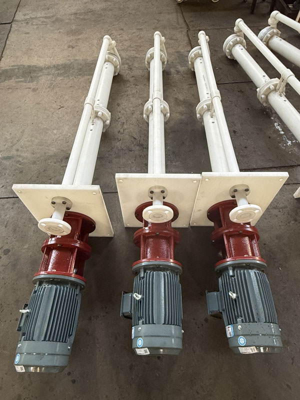 PTFE vertical sump pumps